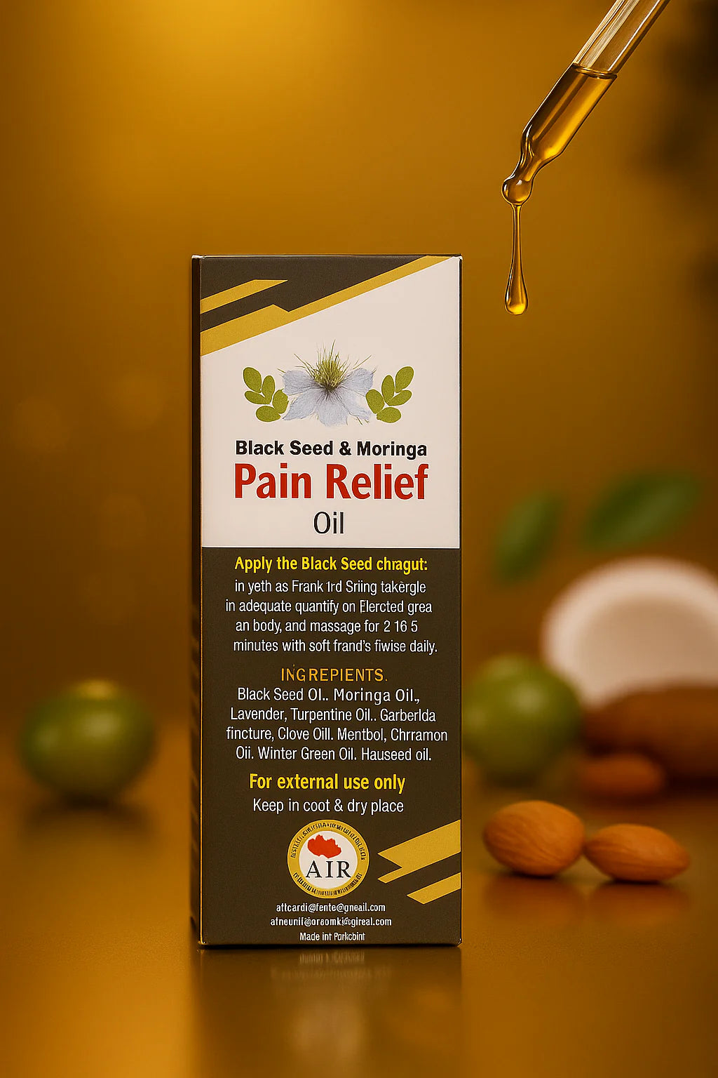 Black Seed & Moringa Pain Relief Oil