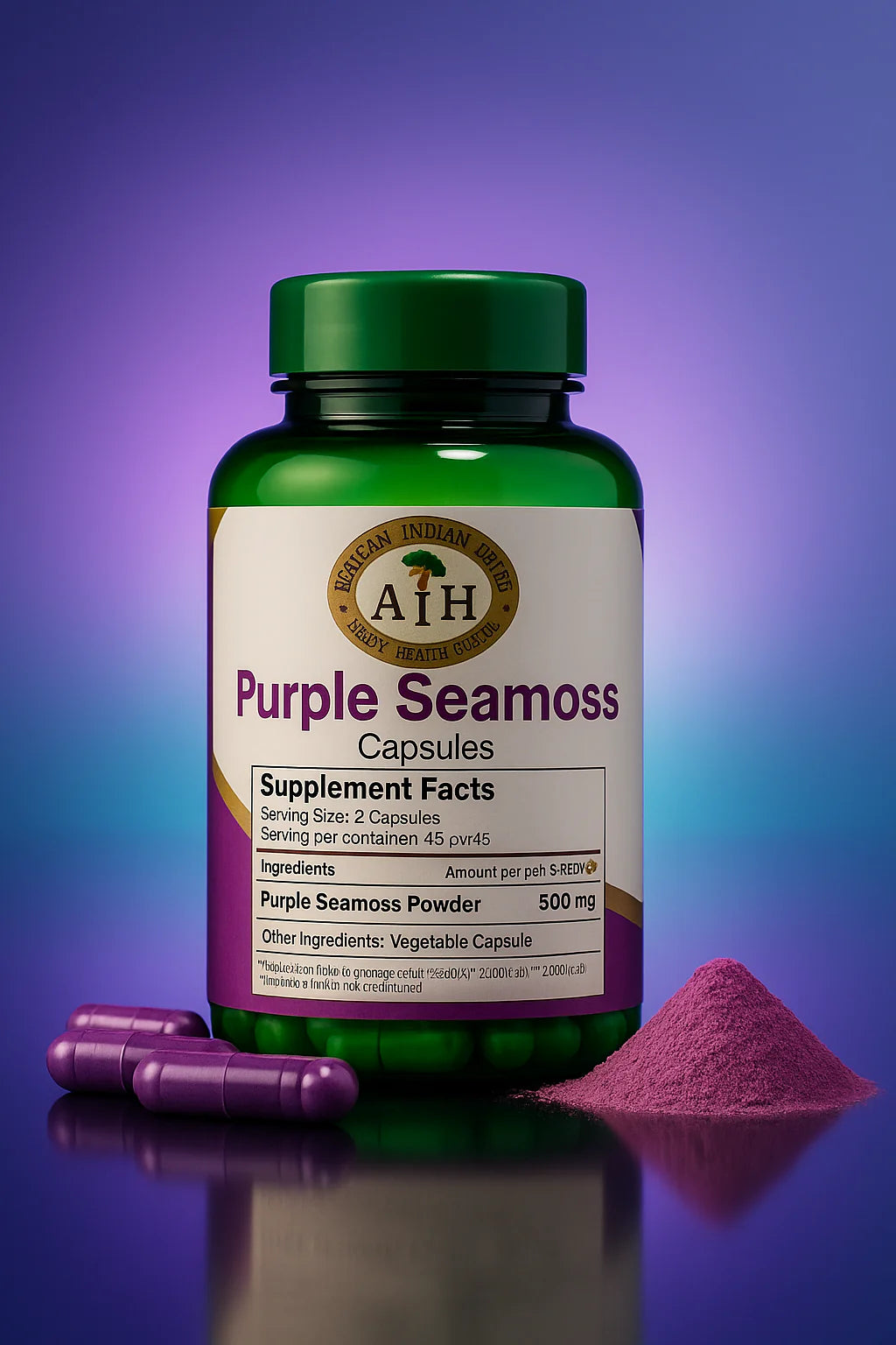 Purple Sea Moss Capsules