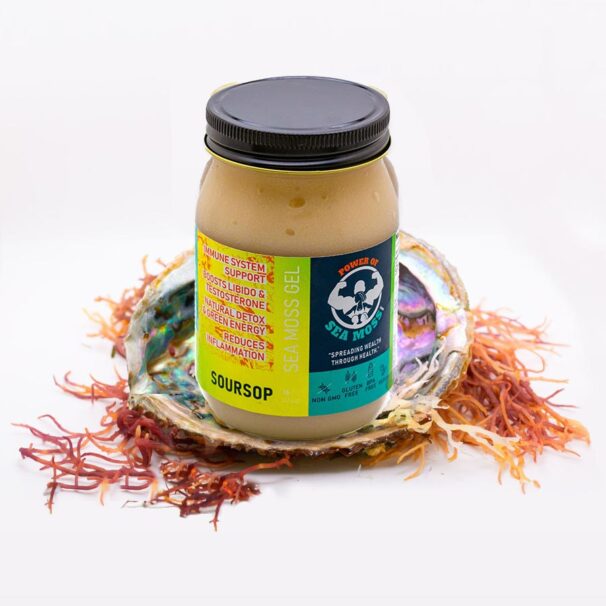 soursop sea moss gel jar beauty